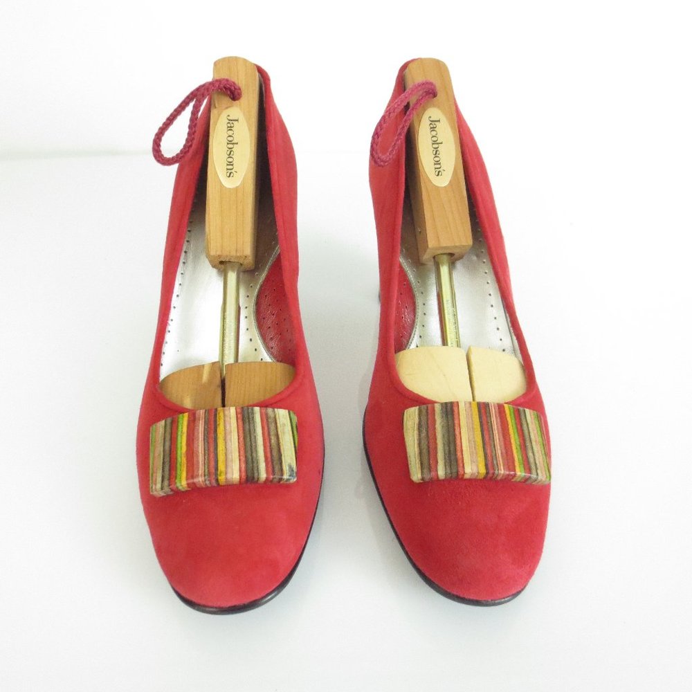 Stunning RON WHITE All Day Heels Bow Shoes